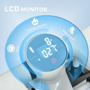 SPORTNOW Mini Stepper Machine With LCD Monitor And Non-Slip Pedals