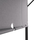 Outdoor Retractable Steel Pergola with Canopy