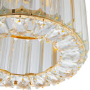 Livingandhome Crystal Mount Ceiling Light