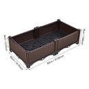 Breeins Plastic Raised Garden Bed Planter Box
