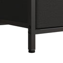 5-Drawer Metal Frame Chest Of Drawers With Power Strip