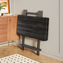 Livingandhome Folding Wooden Dining Table