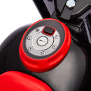 AIYAPLAY Cream White Ride On Car Foot To Floor Kids Car W/ Music, Bubble