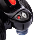 AIYAPLAY Cream White Ride On Car Foot To Floor Kids Car W/ Music, Bubble