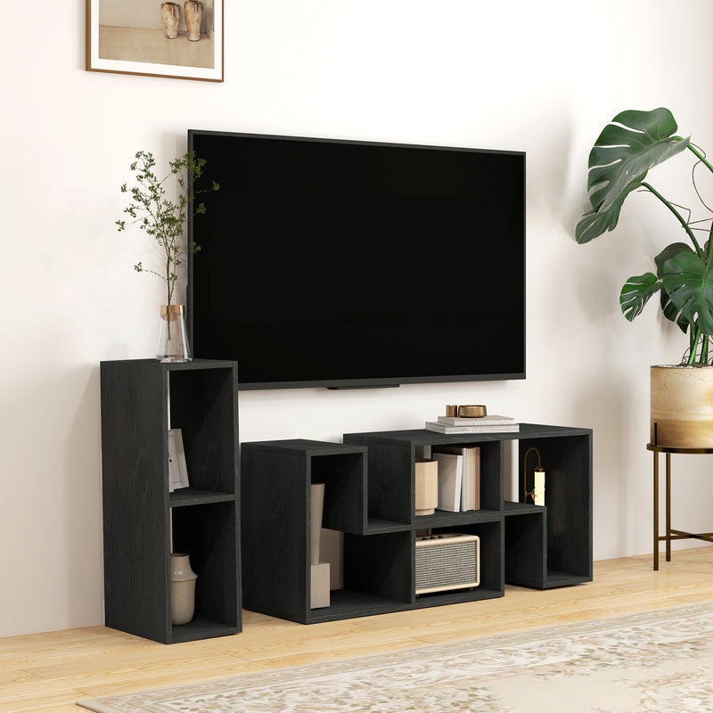 HOMCOM TV Unit for TVs up to 75 Inches, Free Combination TV Stand