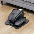 SPORTNOW Under Desk Elliptical Machine Pedal Exerciser w/ 10 Speeds