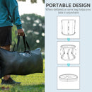 SPORTNOW Ice Bath Tub Outdoor, 210L Portable Cold Water Therapy Tub, Black