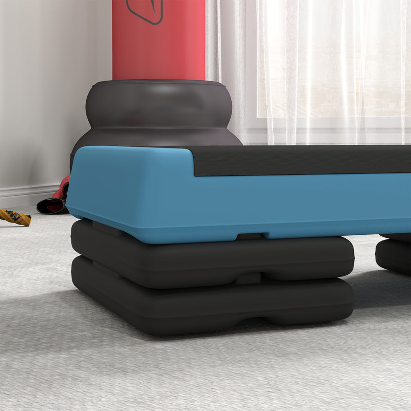 SPORTNOW Aerobic Step, 10.5/15.5/20.5cm Exercise Stepper for Home