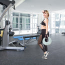 SPORTNOW 12kg Kettlebell For Weight Lifting And Strength Training - Blue/Grey/Pink/Green