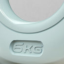 SPORTNOW 12kg Kettlebell For Weight Lifting And Strength Training - Blue/Grey/Pink/Green