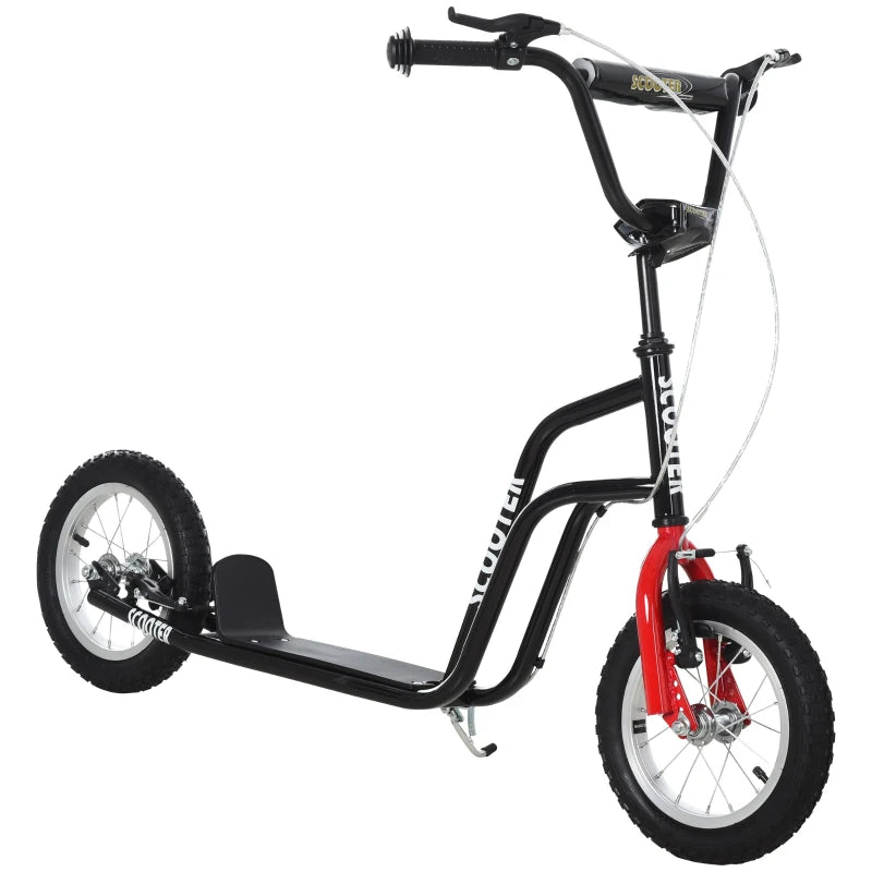 HOMCOM Teen Kids Stunt Scooter - Black