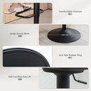 HOMCOM Swivel Bar Stools Set Of 2 Height Adjustable Bar Chairs