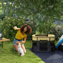 PawHut Portable Dog Pen for Puppies, Rabbits, Kittens, Guinea Pigs - Yellow