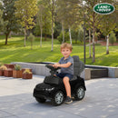 AIYAPLAY Land Rover Licensed Baby Push Car, 2-in-1 Ride On Car, Black