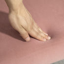 HOMCOM Modern Accent Chair Velvet-Touch Upholstered Armchair Pink/Cream