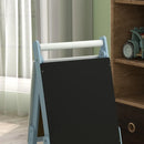 AIYAPLAY Easel with Paper Roll, Whiteboard & Blackboard