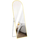 HOMCOM Full Length Mirror With Aluminium Alloy Frame Hanging Or Leaning