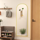 HOMCOM Full Length Mirror With Aluminium Alloy Frame Hanging Or Leaning