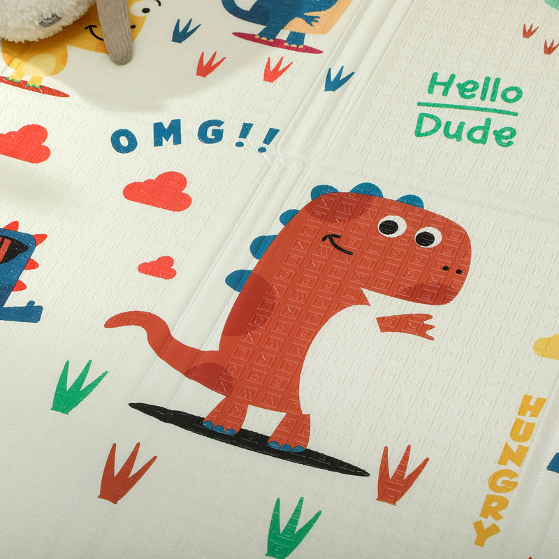 AIYAPLAY Baby Play Mat, Foldable Activity Playmat,