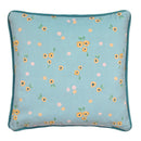 D & D Abstract Poppy Filled Cushion In Red