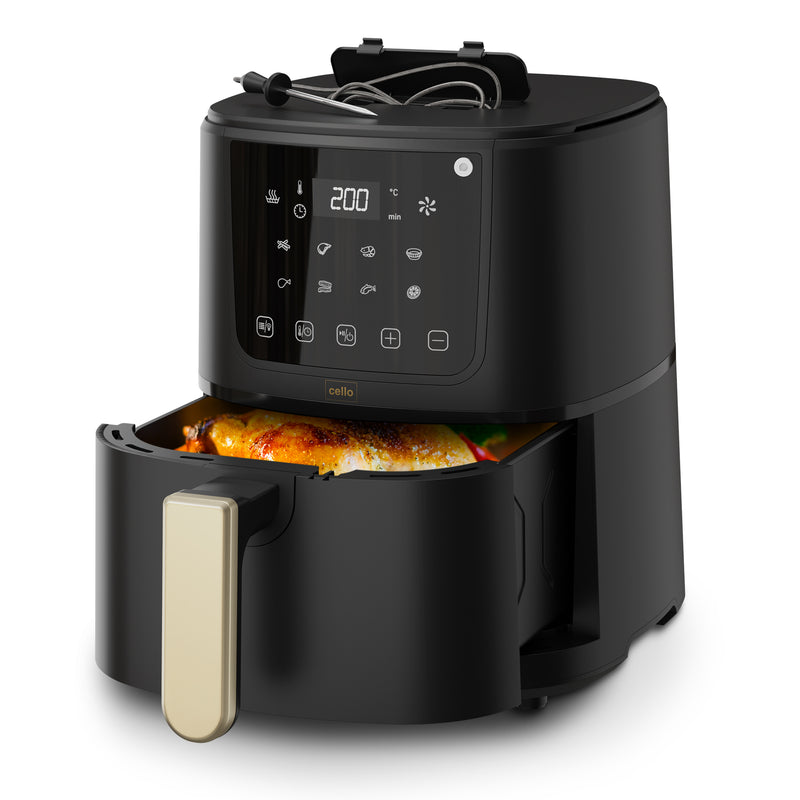 Cello 4L Digital Airfryer With Food Probe