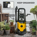 Outsunny 2200W Power Washer 170 Bar Pressure With Adjustable Nozzle