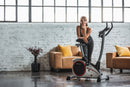TopSports Exercise Bike Ergometer AL 2 Silver