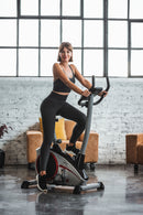 TopSports Exercise Bike Ergometer AL 2 Silver