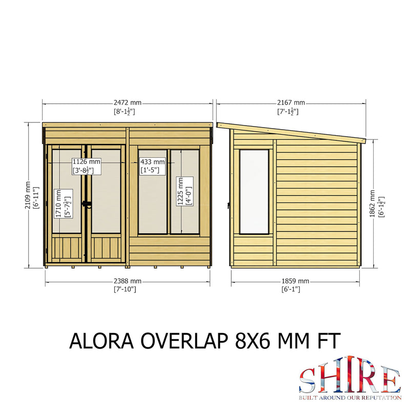 Alora Overlap Pent Sumerhouse