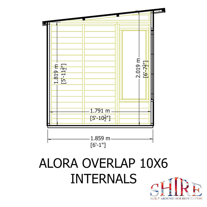 Alora Overlap Pent Sumerhouse