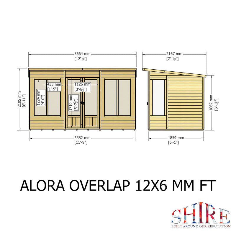Alora Overlap Pent Sumerhouse