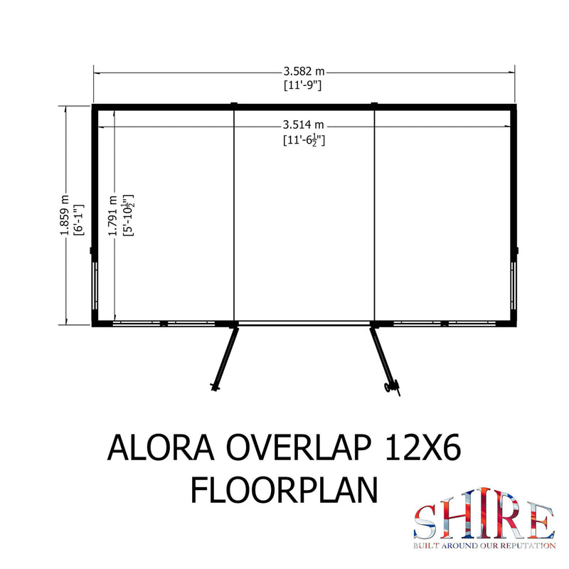Alora Overlap Pent Sumerhouse