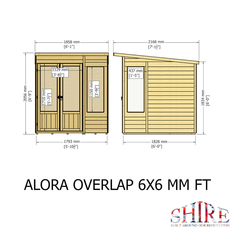 Alora Overlap Pent Sumerhouse