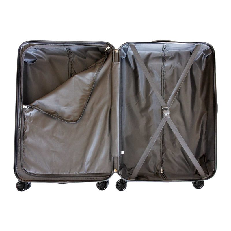 Alto Global ABS Luggage Suitcase - Black