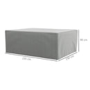 Outsunny 235x190x90cm Large Patio Set Outdoor Garden Furniture Cover Grey