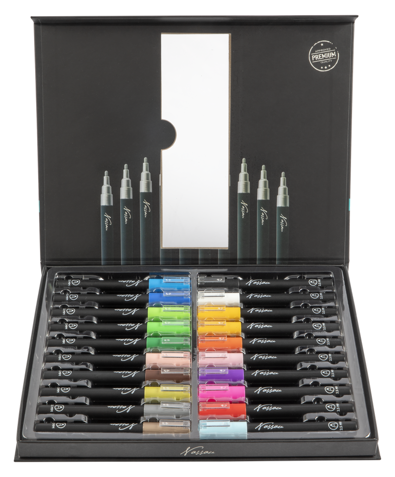 20 Piece Acrylic Markerset