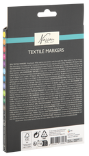 Textile Dual Markers 12 Pcs. Asstd In Fc Windowbox