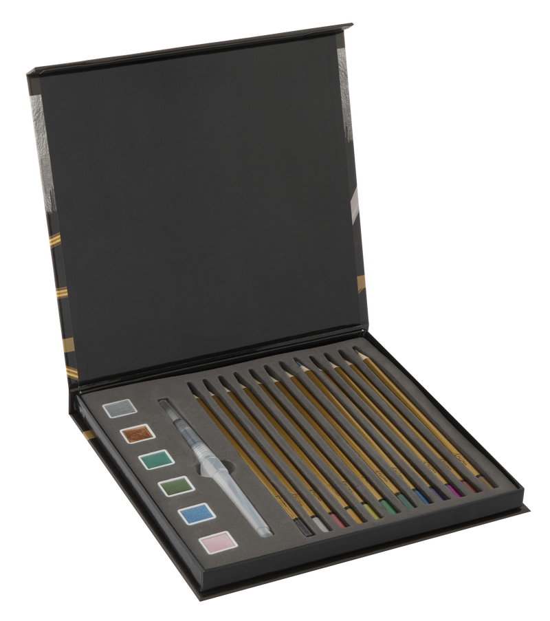 Metallic Mixed Media Set In Fc Box