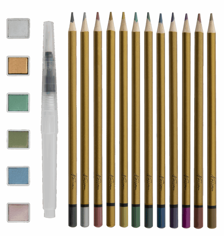 Metallic Mixed Media Set In Fc Box