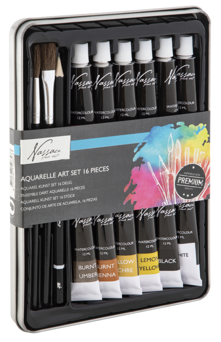 16 Piece Watercolour Art Set