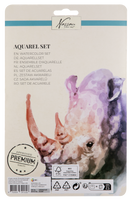 Aquarel Set 18 Colours + 1 Brush In Tin Box