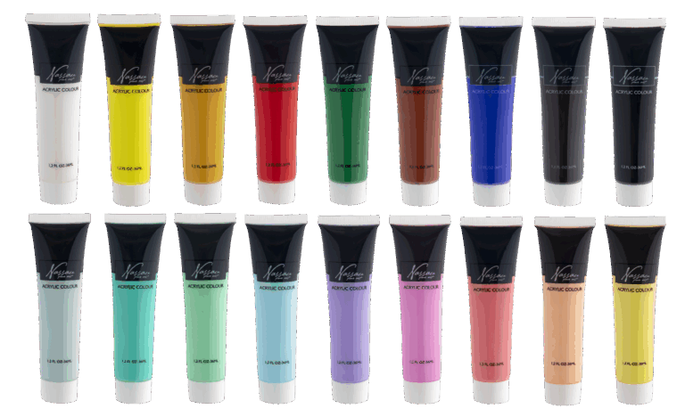 Acrylic Paint, 18 x 36ml