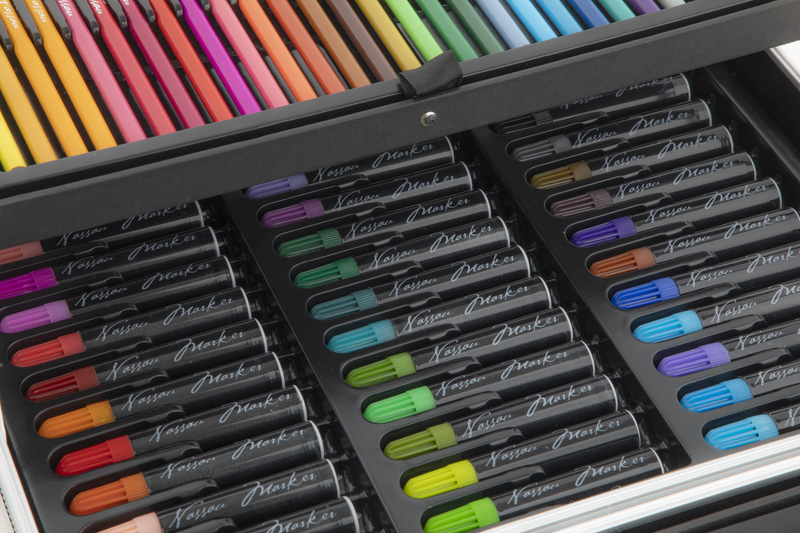 145 Piece Art Set in Metal Box