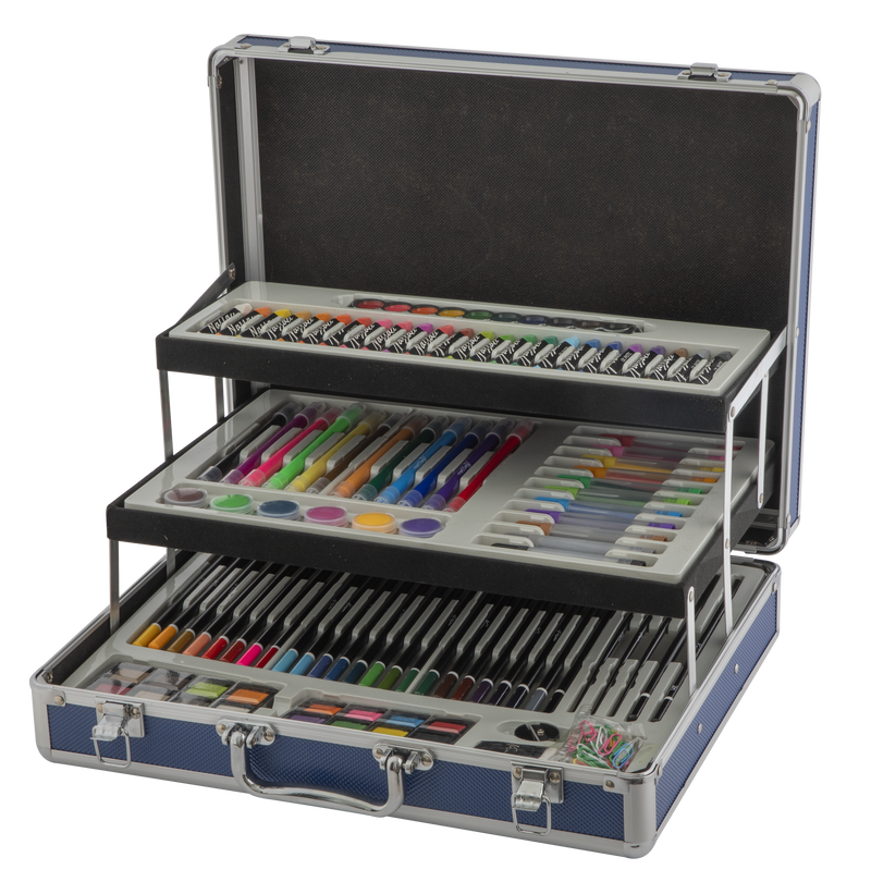 140 Piece Art Set in Metal Box