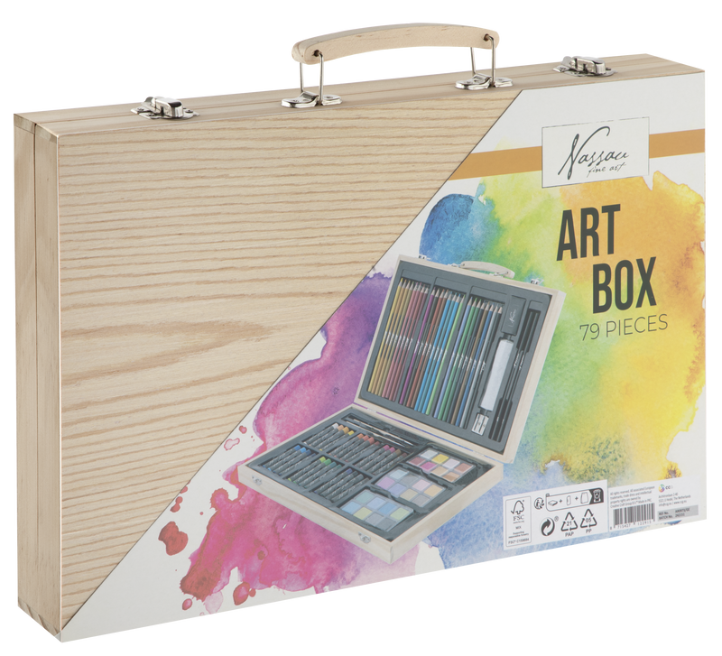 Nassau Fine Art 79-Piece Art Set