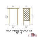 Arch Trellis Pergola