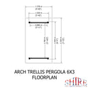 Arch Trellis Pergola