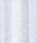 Aries - Eyelet Voile Curtain Panel in White