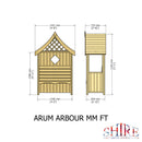 Arum Pressure Treated Arbour Seat