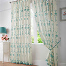 Exeter Embroidery Voile Lined Pencil Pleat Taped Top Curtains